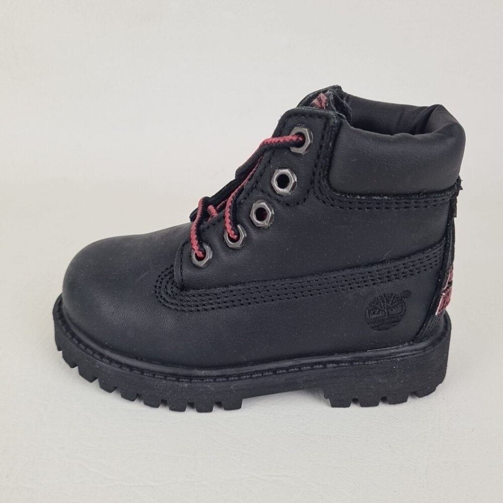 Timberland 6In Fordham TODDLER Boots Outdoors Black Leather Casual